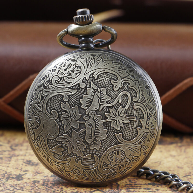 Reloj de bolsillo Vintage romano para hombre, cronógrafo Digital con diseño de estrella y Luna, cadena con gancho de cintura de 30cm, de cuarzo, FOB