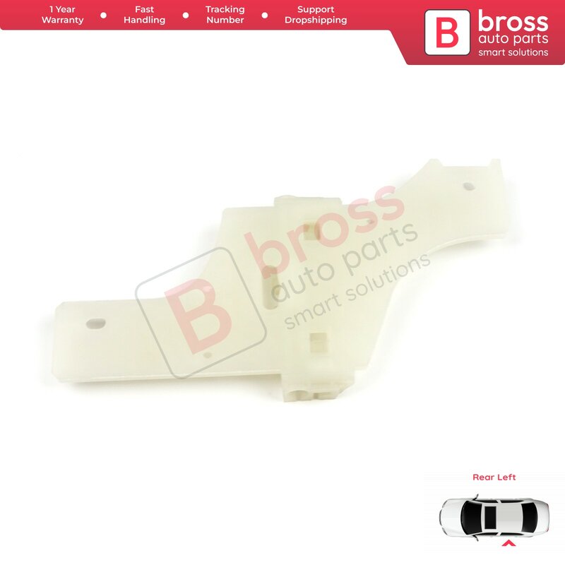 Bross Auto Parts BWR5121 Electrical Power Window Regulator Clips Rear Left Door for Peugeot 508 2010-On Ship From turkey