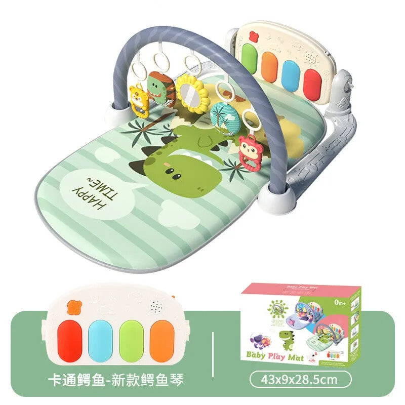 Baby Fitness Frame Floor Mat Newborn Piano Crawling Blanket Pedal Children Play Mat Rack Crawling Blanket Infant Play Rug Gifts