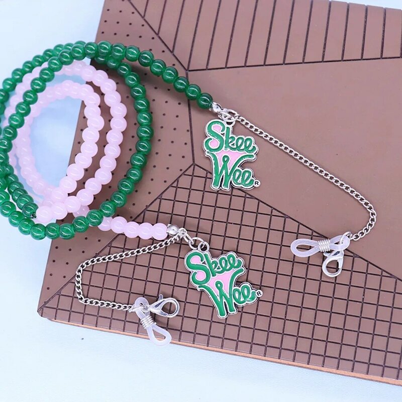 Модный Декор, розовый, зеленый цвет, группа соров, SKEE Pretty Alpha Lady Lanyard цепочка для солнцезащитных очков Custom