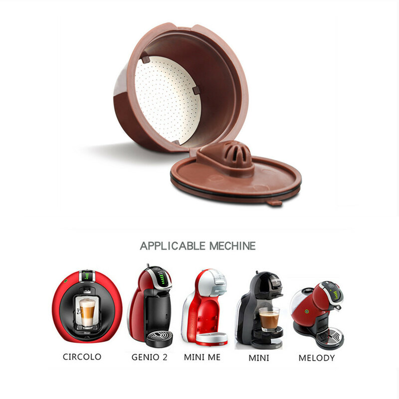 ICafilas Pods kapsul kopi yang dapat digunakan kembali untuk alat dapur cangkir kapsul Espresso Kreta filter isi ulang