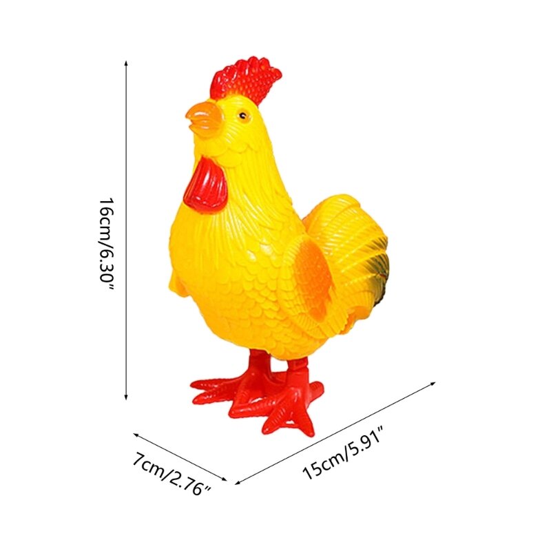 Mainan Angin Robot Ayam Prank untuk Dekorasi Tampilan Bar Rumah