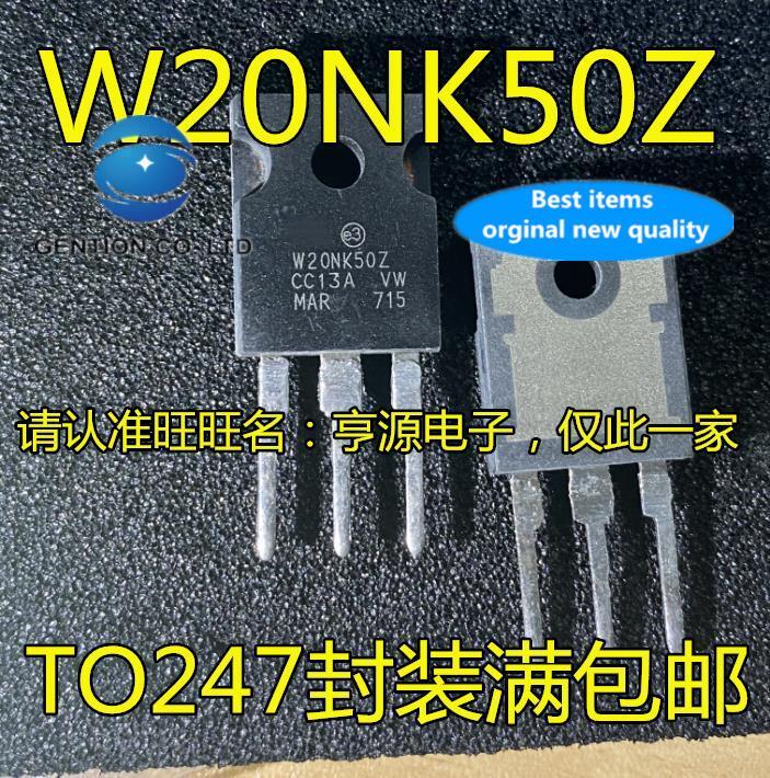 10pcs 100% 신품 STW20NK50Z W20NK50Z TO-247 전계 효과 MOS 튜브 스트레이트 플러그