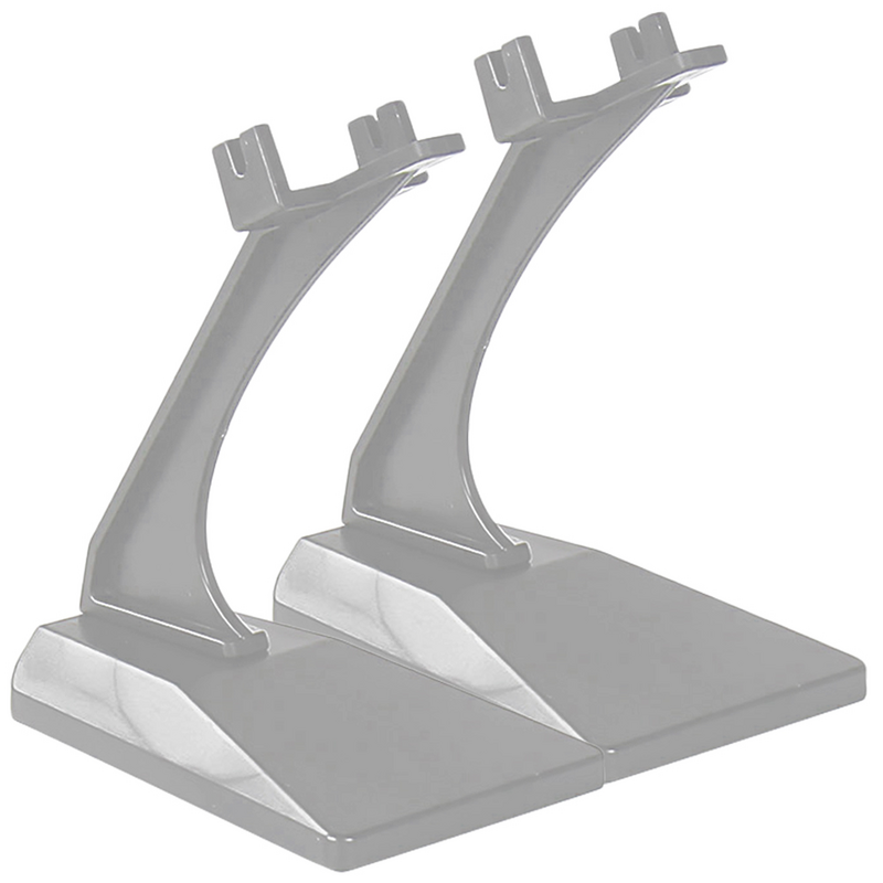 2 Pcs Aircraft Model Stand Display Shelvesssss Support Automotive Monitor Plastic Holder