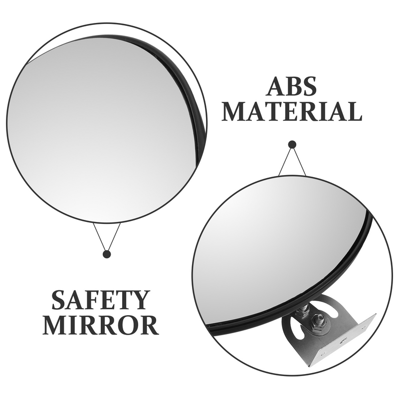Miroir de sécurité grand angle, aide au stationnement de garage, lentille de circulation convexe, sécurité pour chambre à coucher, miroirs extérieurs