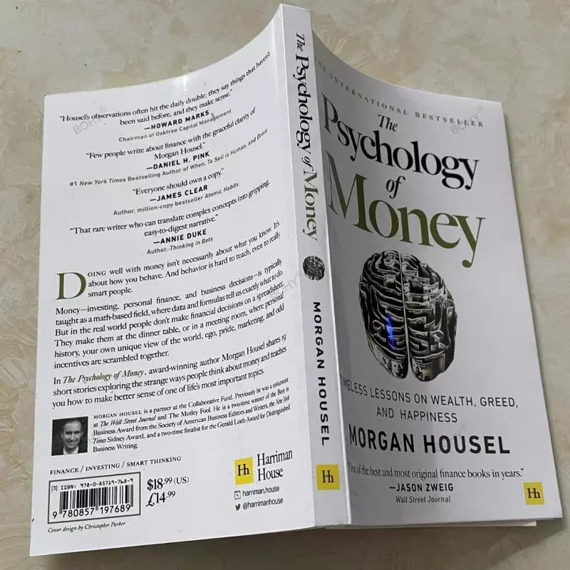 Psychologia pieniądza: ponadczasowe lekcje o bogactwie, chciwości i szczęściu finansują książki dla dorosłych