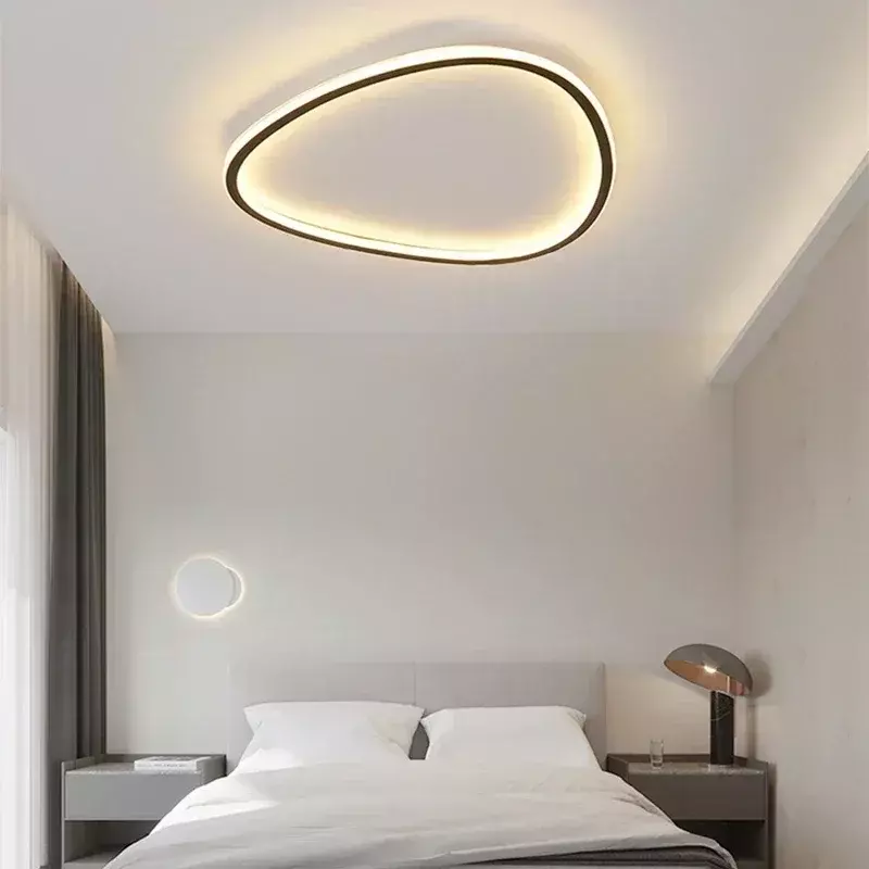 Lámpara de techo LED moderna para sala de Estar, comedor, dormitorio, pasillo, balcón, candelabro de techo interior, decoración del hogar, accesorio de luz brillante