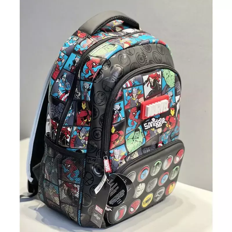 Школьная сумка MINISO Disney, рюкзак для мальчиков с супергероями, студенческий рюкзак Железного Человека-паука 6-12 лет