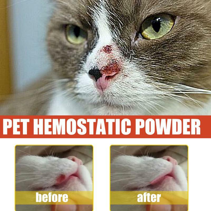 Szybkie zatrzymanie dla psów paznokcie Stop styptyczny proszek kot i pies skóry rany oczyszczanie hemostatyczne proszek Relief Pet rany gojenie proszku