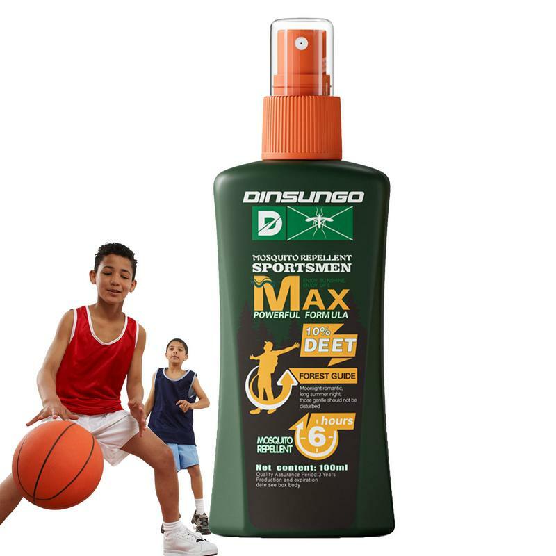 Spray repelente de moscas para crianças, solução líquida anti-mordida, proteção duradoura, à prova de mordida, natural