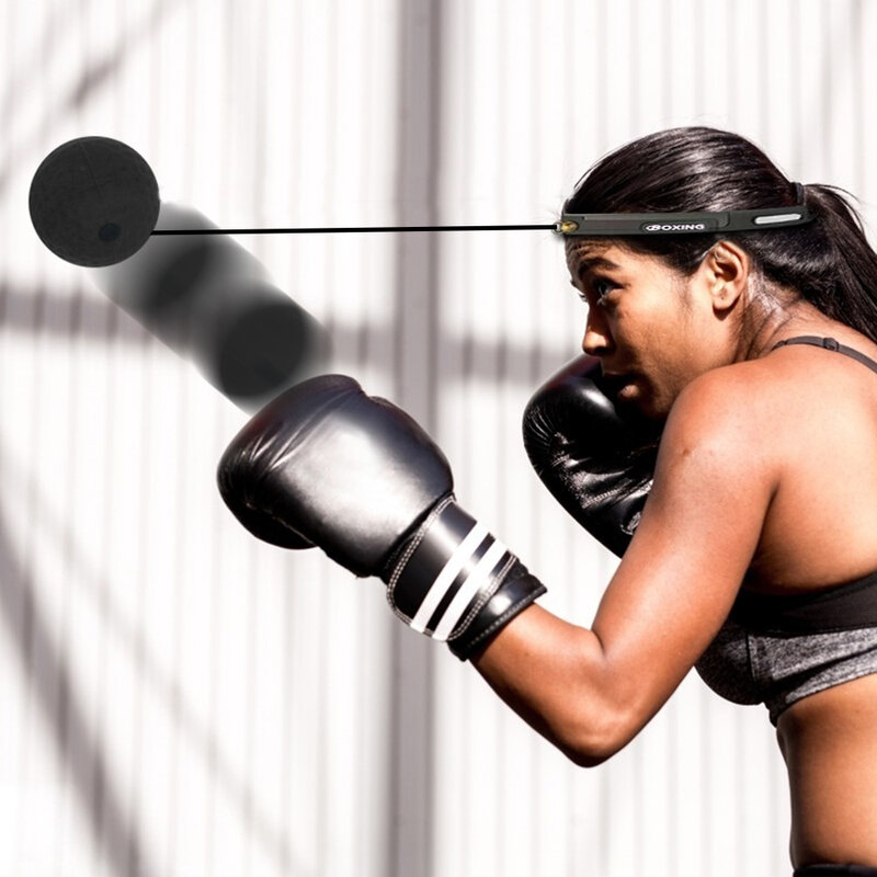 Boxe Reflex Speed Punch Ball palle di gomma da boxe per l'allenamento di reazione di agilità con accessori per attrezzature per il Fitness con fascia antisudore