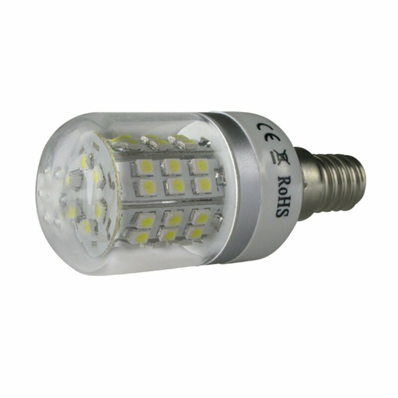 4 X E14 48 SMD3528 lampadine di mais bianco caldo/bianco giorno lampadine di moda splendide durevoli dal design squisito