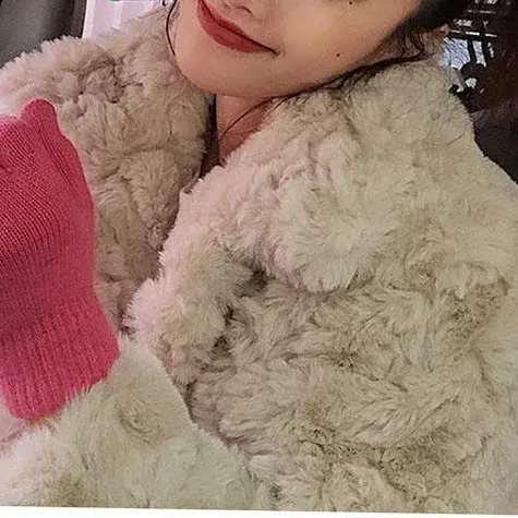Abrigos de lana de cordero para mujer, chaquetas de piel sintética con cuello vuelto, abrigo de felpa grueso y sólido cálido, moda coreana, 2023
