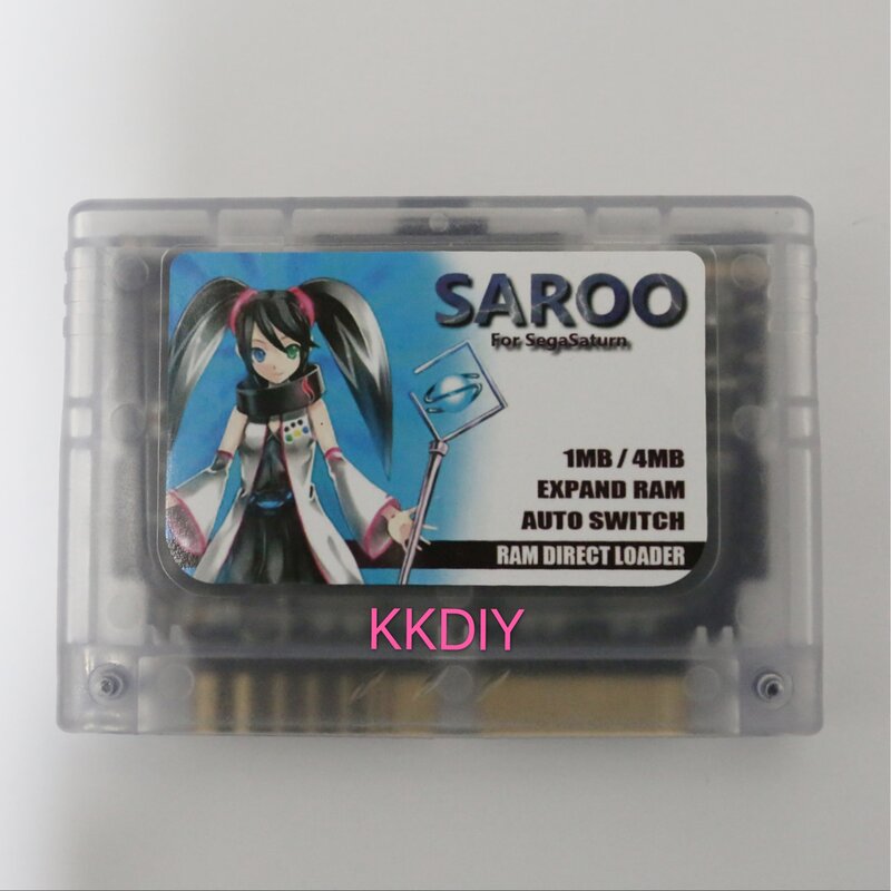 SAROO-Menu Inglês para Console SEGA Saturn, Game through, TF Card, 1.36Ver