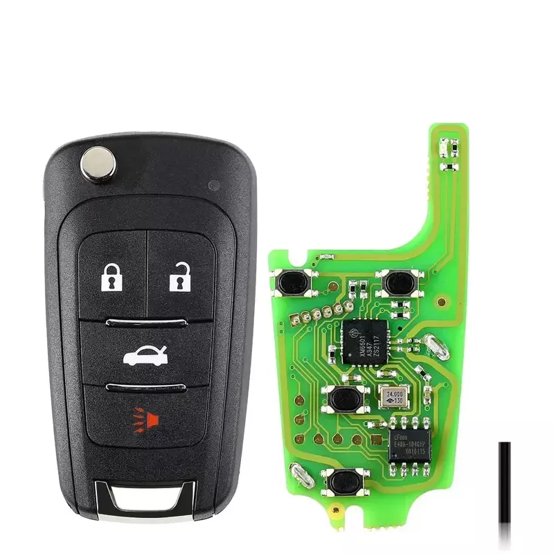 1/2/3pcs/lot Xhorse XKBU01EN Wire Remote Key for Buick Flip 4 Buttons Universal Car Remote Key English Version for VVDI Key Tool