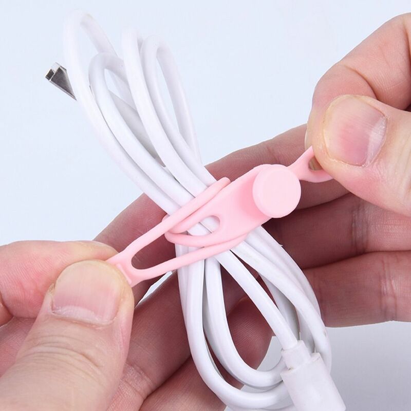 Organizer Sundries Manager Phone Cable Wire Cord Organizer Straps Bundling Organizer Cable Fixing Straps Reusable Cable Ties