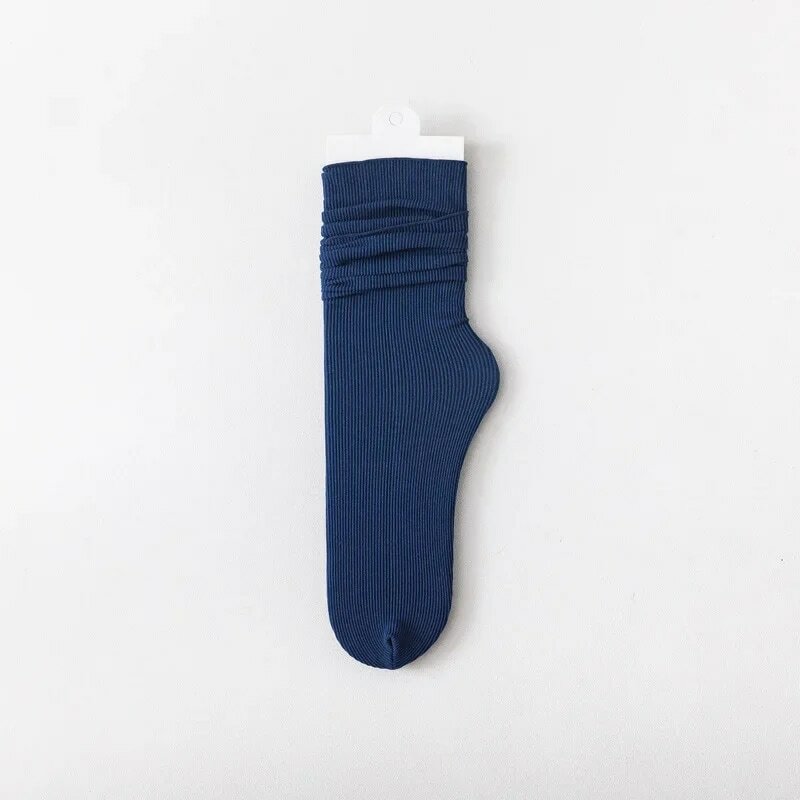 Черные носки для мужчин и женщин, Осенние японские носки, чистые белые хлопковые носки