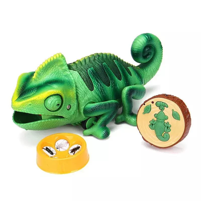Juguetes De Animales camaleón lagarto mascota juguete inteligente juguete de Control remoto modelo electrónico reptil animales Robot para niños