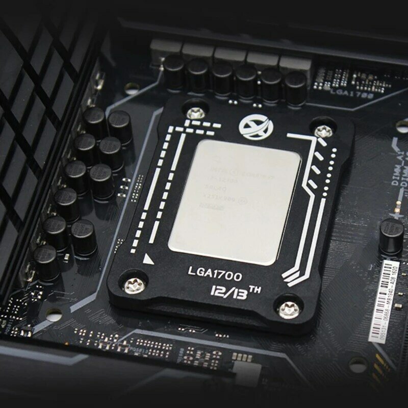 CPU สำหรับ LGA 1700 LGA1800 CPU ดัด Corrector หัวเข็มขัด Anti-off CPU Fixer กรอบอลูมิเนียม-โลหะผสม Dropship