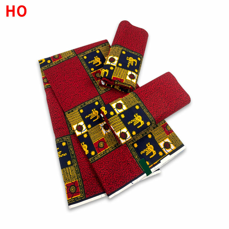 Новый стиль голландская африканская ткань, нигерийская восковая ткань с принтом, Высококачественная африканская восковая ткань из Ганы для пэчворка H3