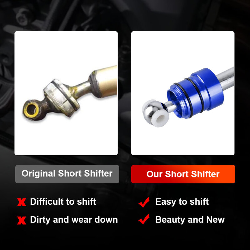 Curto shifter shift de engrenagem knob curto shifter kit engrenagem rápida mudança mais rápida para bmw e30 e36 e46 e39 m3 m5 z3 325