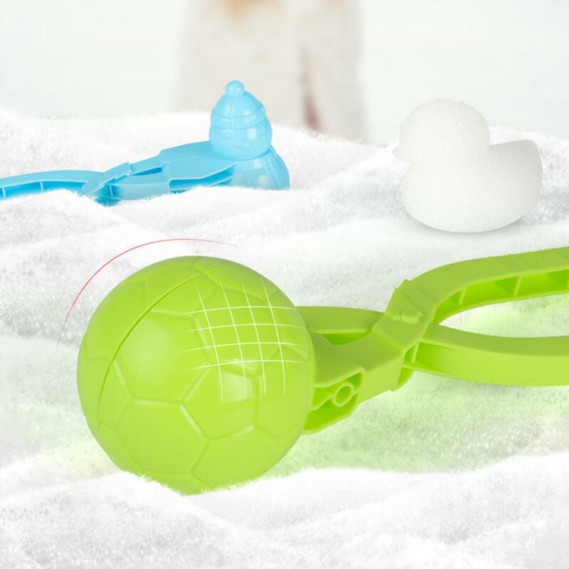 Детский уличный Снежный мяч, снежный мяч, строительный зажим, игрушка для футбола, яркий цвет, эргономичная ручка, зажим для снежного мяча