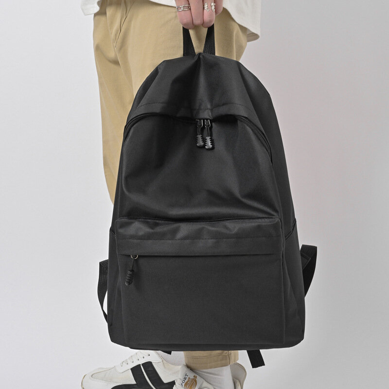 حقيبة ظهر ذات سعة كبيرة لطلاب المدارس المتوسطة والثانوية ، أزياء الحرم الجامعي ، حقيبة ظهر مخصصة للرجال والنساء