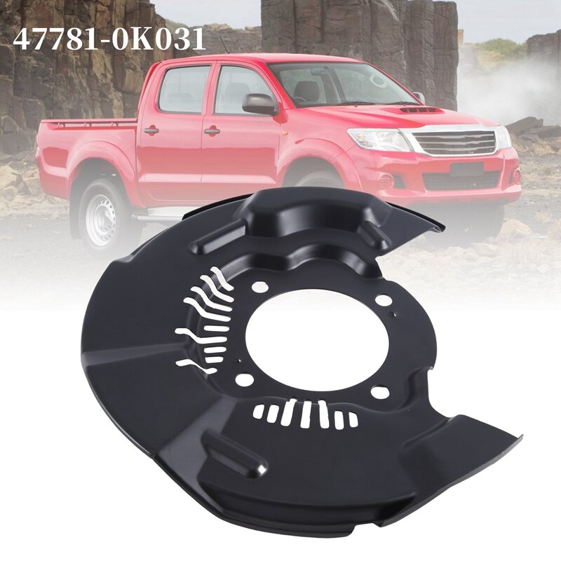 Front Brake Disc Dust Cover Splash Panel For Toyota Hilux 2006-2011 Right 47781-0K031 Parts Accessories