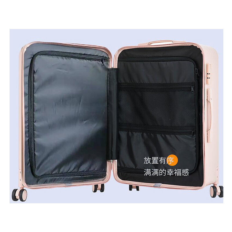 Luggage Female 20" Boarding Suitcase Password Trolley Case Rolling Luggage Set Thickened Students Large Capacity Travel Bag Male