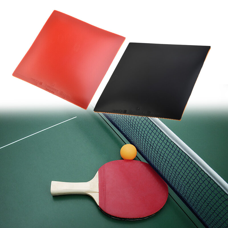 Table Tennis Rubber com Esponja, Fit Pong Paddle Racket, Capa Acessório de Treinamento, Durável, Alta Qualidade