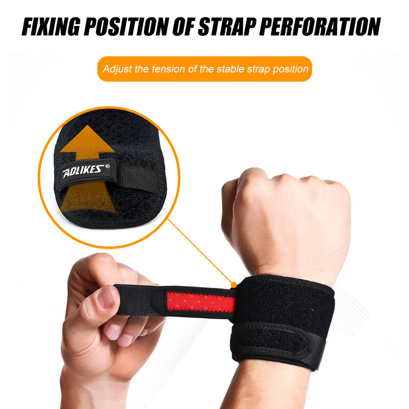 1Pc Wrist Compression Strap Wrist Brace Wrist Band Wrist Support for Fitness,Weight Lifting,Tendonitis,Carpal Tunnel,Wrist Wraps