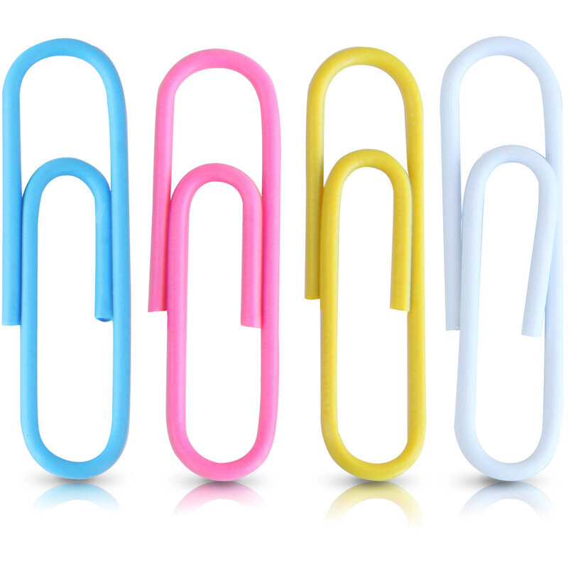 Paper Clip Binding Clip Office Supplies Stationary Office Stationery Clip 2.9cm160pcscolor Metal Plastic 160 Pieces / Box