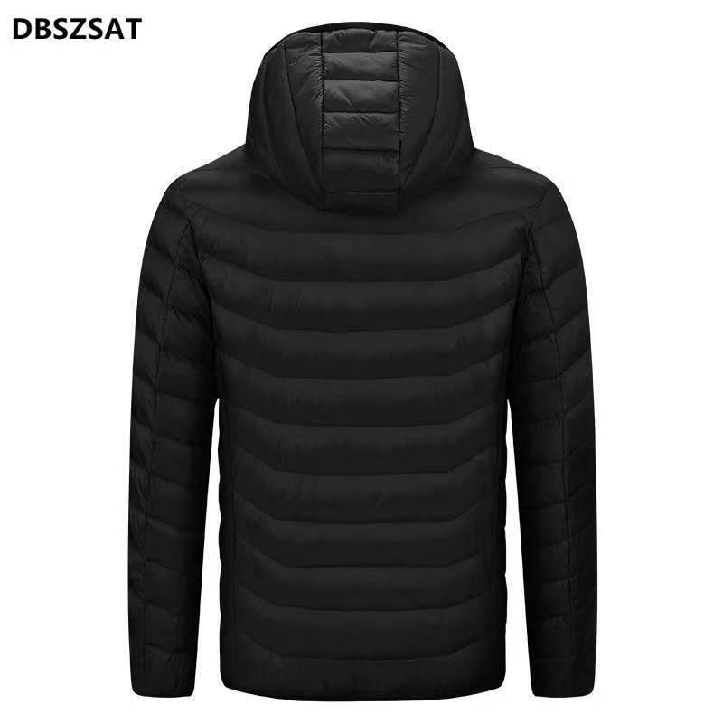2023 new styleUSB Men Winter Electric Heated giacca senza maniche gilet da trekking all'aperto con cappello staccabile Dropshipping