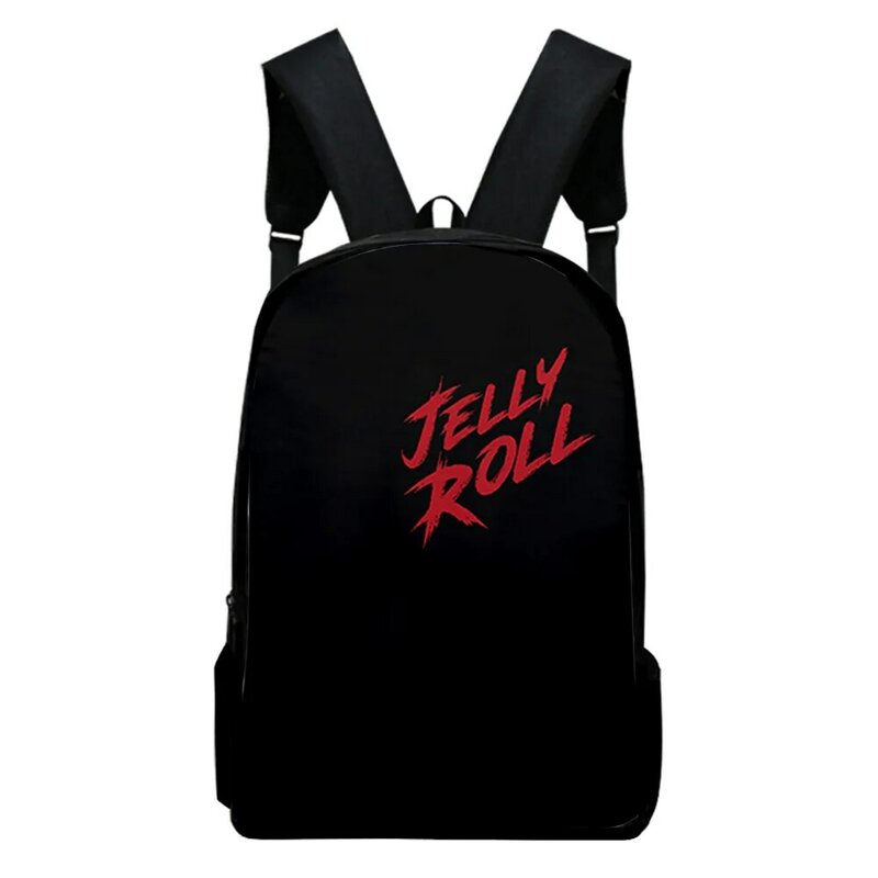 Jelly Roll Merch mochila escolar, bolso de viaje de tela Oxford bonito, bolso con correa de hombro ajustable