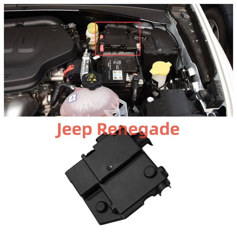 Dla jeepa renegata Cherokee kompas pokrywa akumulator samochodowy bezpiecznik z wodoodporna pokrywa