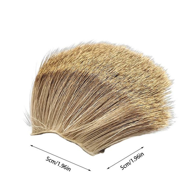 رقعة شعر جسم الغزلان تصنعها بنفسك ، مادة ربط الذباب الجاف ، الدوار ، مواد ربط الصيد ، الشعر الطبيعي