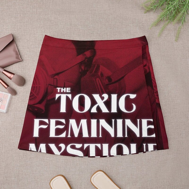 Minifalda con logo de Mystique para mujer, vestidos tóxicos, ropa nueva