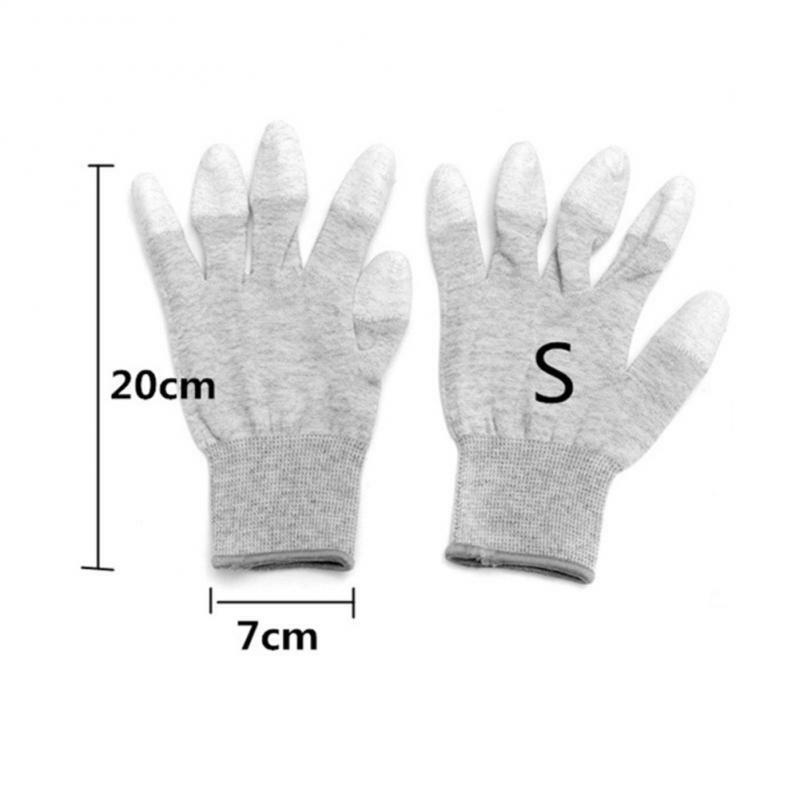 Вязаные перчатки для промышленной защиты, Нескользящие износостойкие рабочие бытовые перчатки для промышленной защиты, статические перчатки