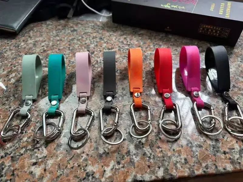 Silikon Schlüssel bund Telefon Schlüssel bund Kleider taschen hängen Dekorationen Schult asche Anhänger Auto Schlüssel Lanyard