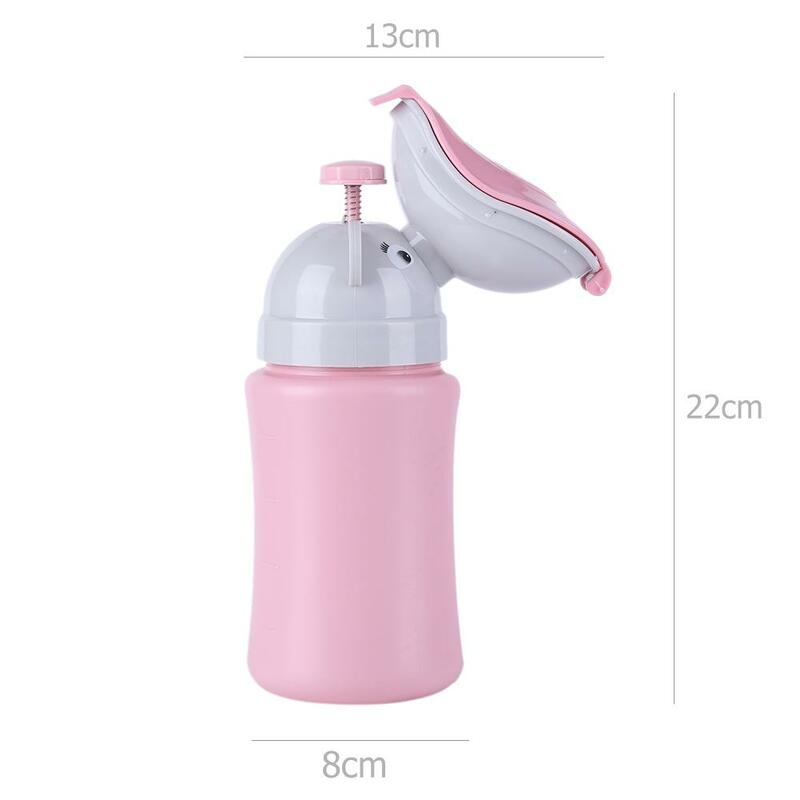 Orinal portátil de higiene para bebé, urinario para niños y niñas, práctico orinal de entrenamiento antifugas para viajes en coche al aire libre