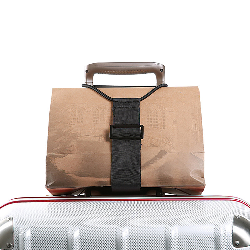 Эластичный регулируемый ремень для чемодана, Эластичный банджи для переноски багажа, безопасный для путешествий