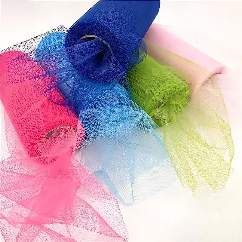 Classic Tulle Rolls Are Used To Decorate Tutus, Wedding Outfits, Skirts, Parties, Gifts, Bows, Baby Showers, 6" X 25 Sizes