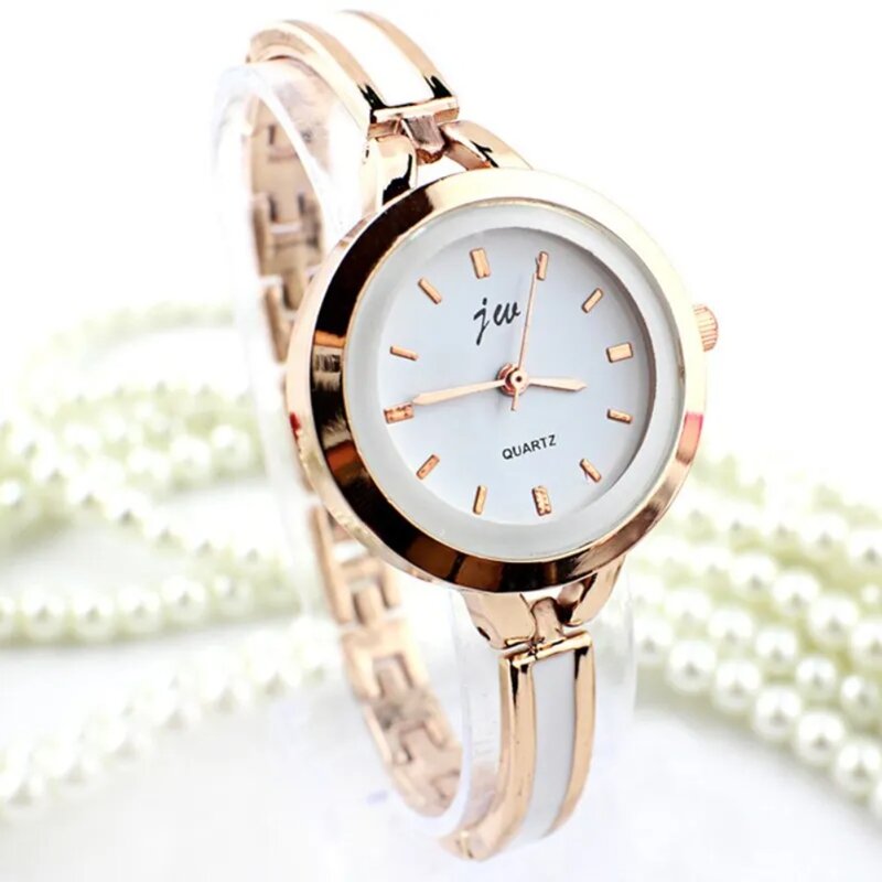 Relógio de quartzo de malha de aço inoxidável feminino, ouro rosa, prata, relógios casuais, relógio feminino, marca famosa, 2023