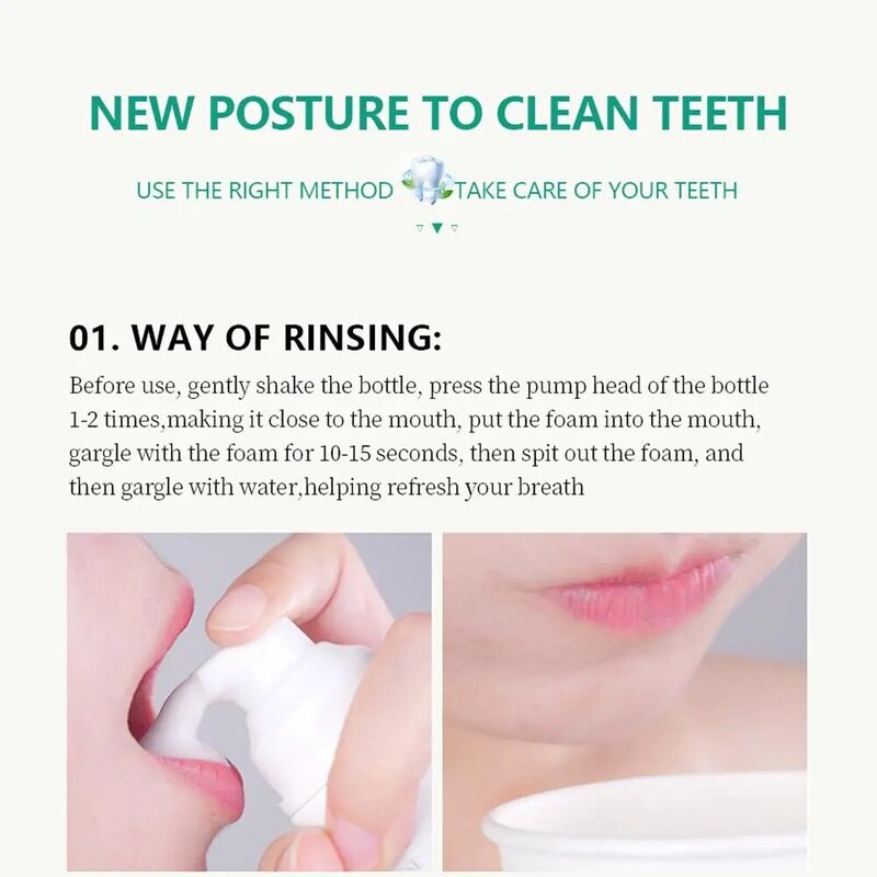 معجون أسنان لتنظيف الموس ، تبييض الفم ، منتج نظافة البلاك ، مزيل الأسنان ، A8C9 ، 60 روض