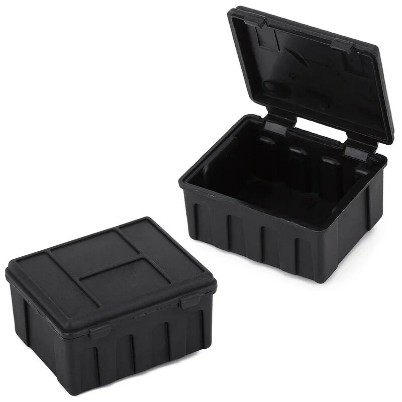 4PCS Plastic Luggage Storage Box Decoration Tool for 1/10 RC Crawler Axial SCX10 90046 TRX4 TRX6 Redcat Gen8