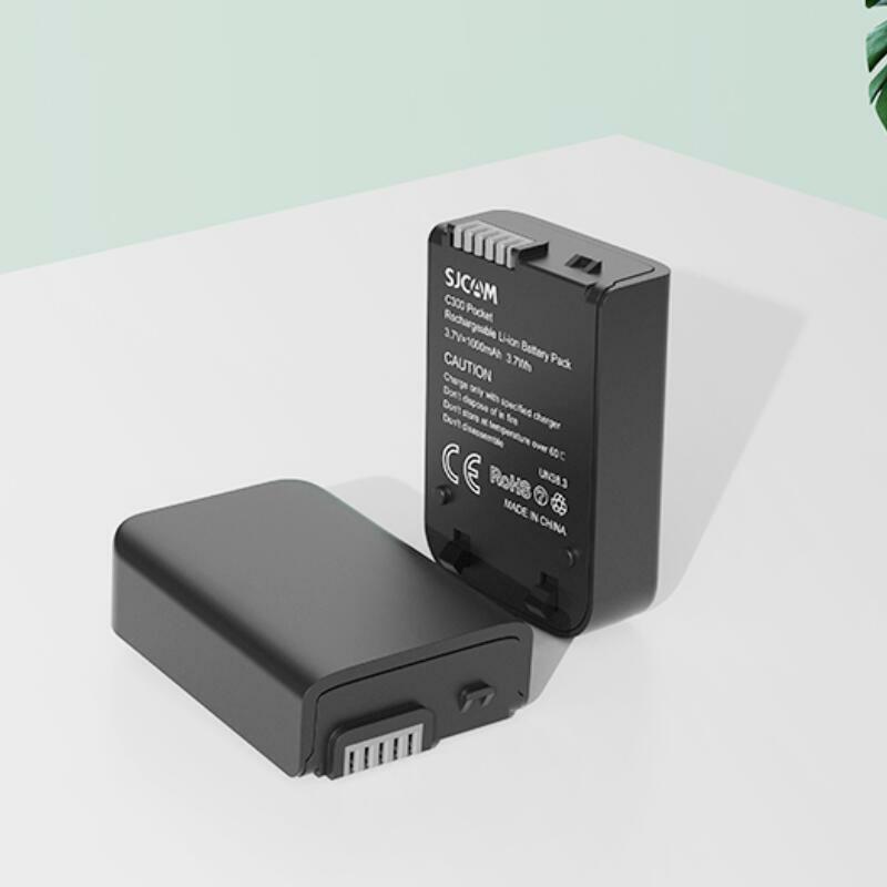 SJCAM C300 aMh 100% asli cadangan baterai li-on dapat diisi ulang aksesori pengisi daya untuk SJCAM C300 kamera olahraga DV