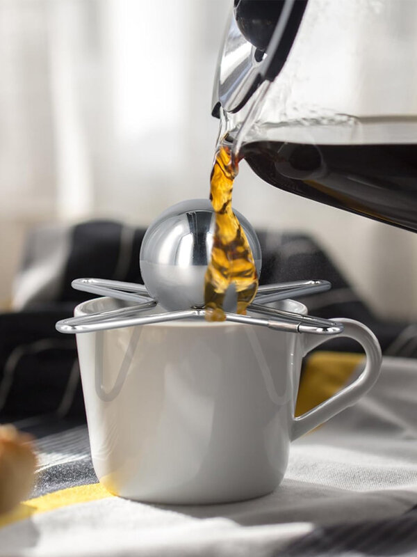에스프레소 냉동구 재사용 냉각 커피 도구 스테인리스 아이스하키 냉각 커피 풍미 강화 가젯 커피 도구 스탠드 커피 아이스하키 냉동 추출