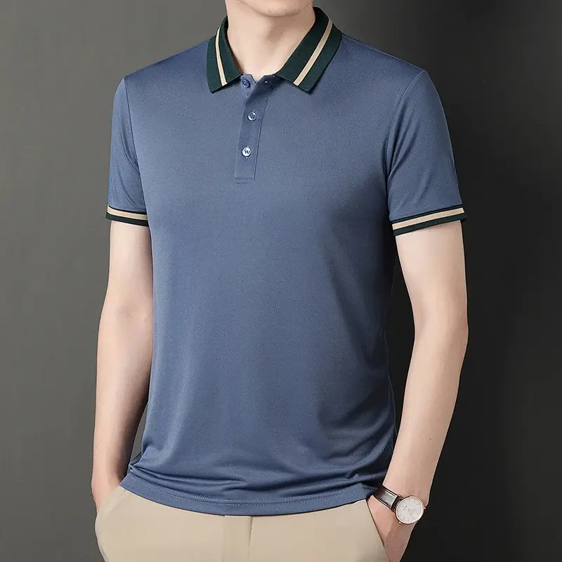 Men's Spring/Summer New Casual Fashion Comfortable Short Sleeve Polo
