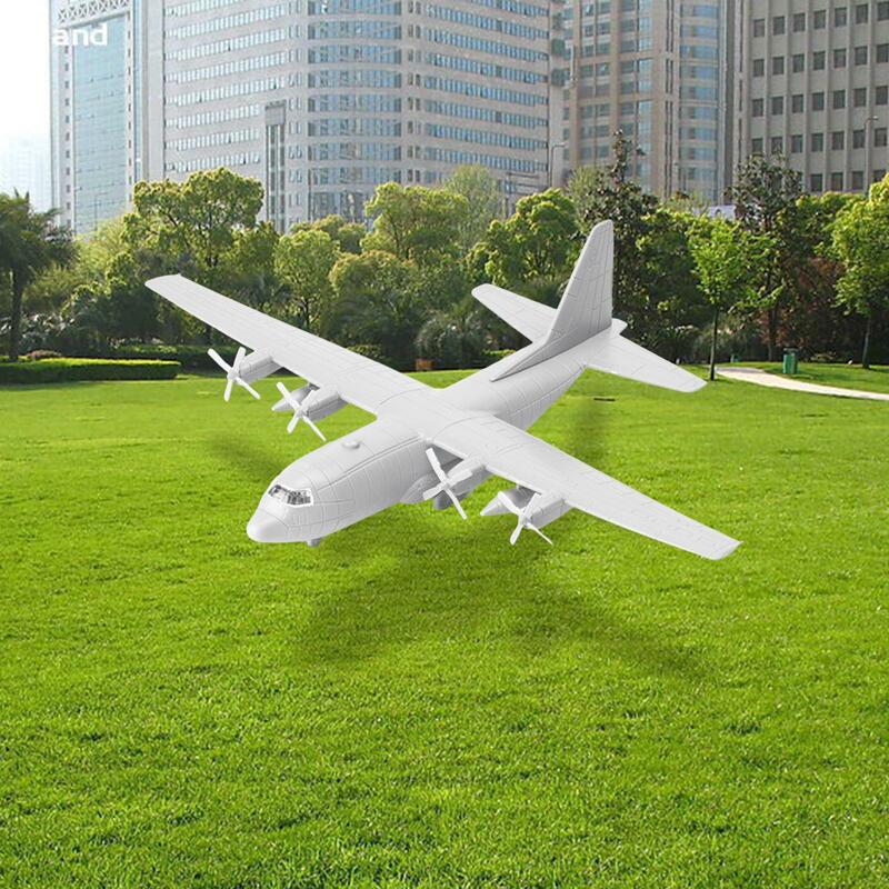 Transport Plane Model Assembled Model Miniature Airplane Model for Collection