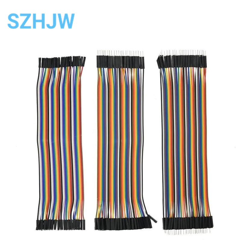 Dupont Line 10/20/30/40CM 40Pin Male to Male + Male to Female and Female to Female Jumper Wire Dupont Cable for Arduino DIY KIT